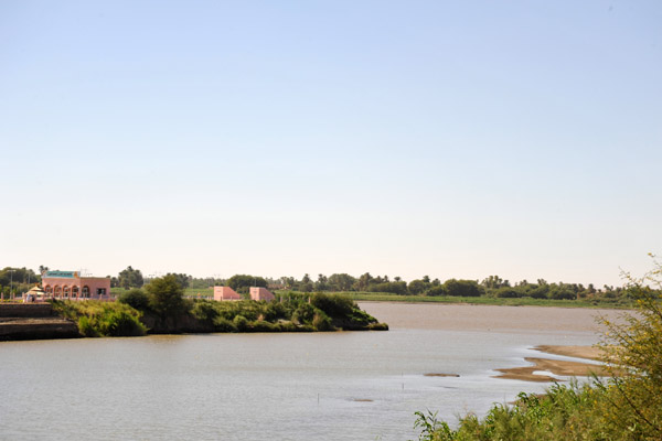 The Atbara River looking towards the confluence with the Nile