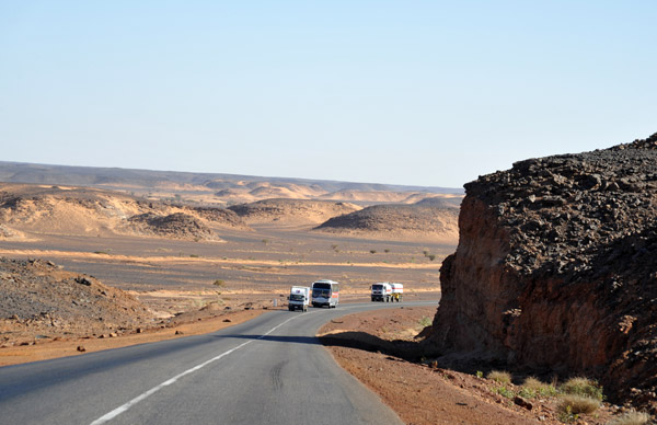 The fast road along the East Bank of the Nile between Atbara and Khartoum