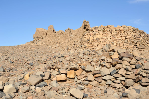 Ruins of the 5th C. AD fortress at Jebel Sesi