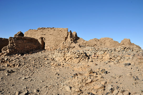 Rruins of the 5th C. AD fortress at Jebel Sesi