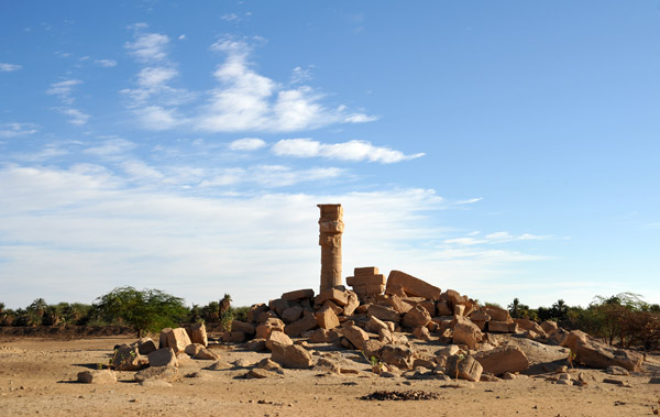 The Temple of Seddenga was built by Pharaoh Amenhotep III to deify his wife Tiye