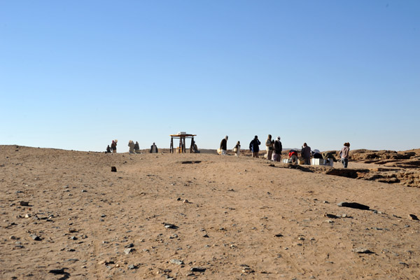 Active archeological dig led by the French, Sedeinga