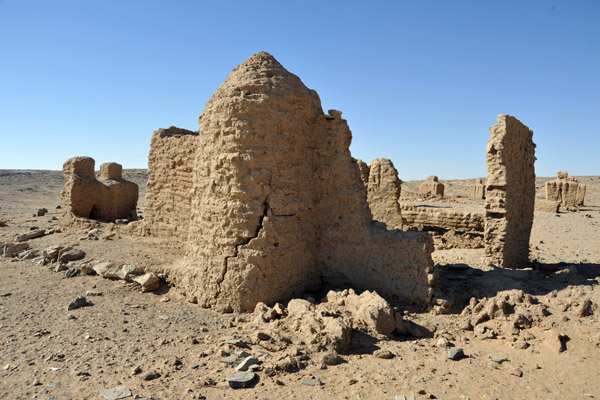 Very old mudbrick mosque, Upper Nubia