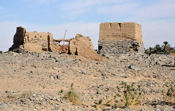 Ruins of a small fort between Sedeinga and Sai Island, Northern Sudan
