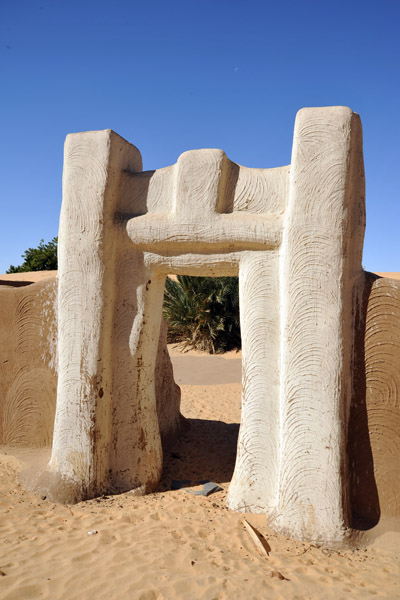 Gate to an abandoned Nubian home