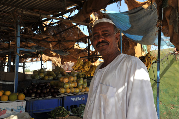 Sudanese man in the souq, Selem
