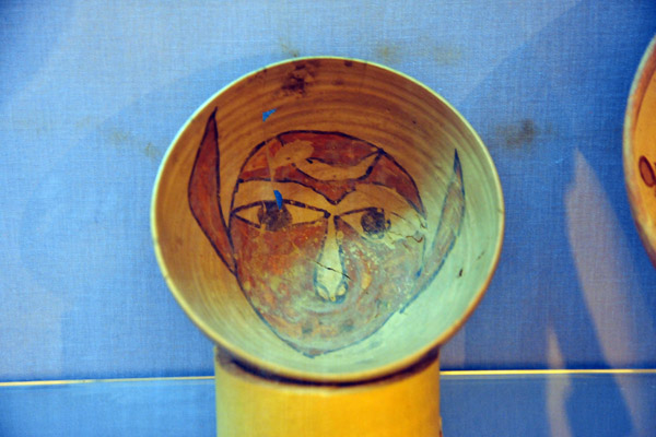 Painted pottery bowl from Faras