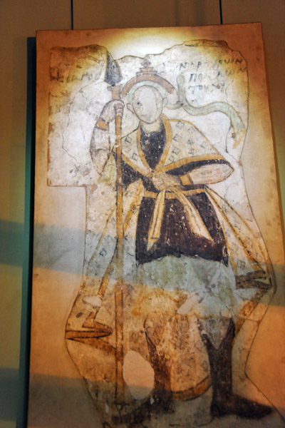 Unidentified warrior described as a martyr, 12th/13th Century, Petros Cathdral, Faras