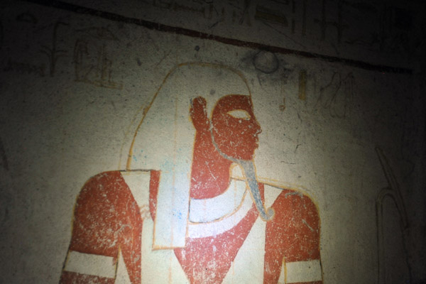 Tomb of Tanwetamani - Amseti, one of the four sons of Horus