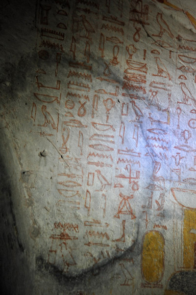 Hieroglyphic text, Tomb of Qalhata
