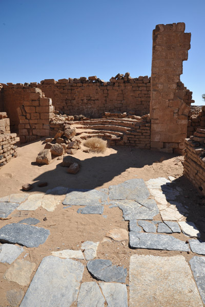 Paving stones of the church, Deir Ghazali