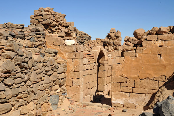 Arch among the ruins of the Monastery of Ghazali