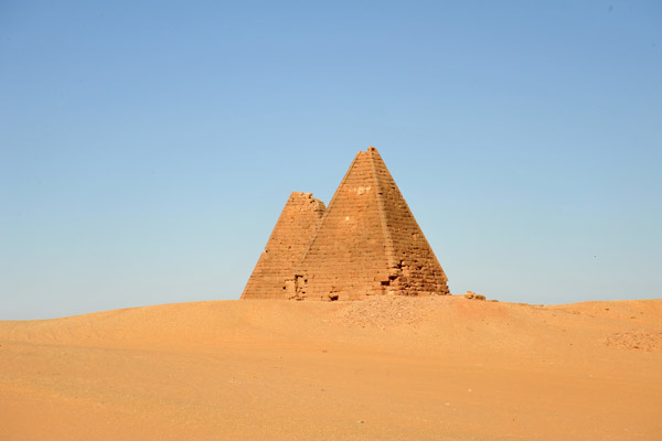 The pyramids at Karima date from the 3rd Century BC to around 50 BC, with some accounts as late as 2nd C. AD
