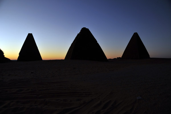 Royal Cemetery of Karima (Barkal) pre-dawn