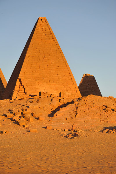 Pyramids of the Royal Cemetery at Karima