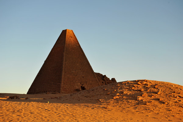 The last pyramid to see the sun's rays