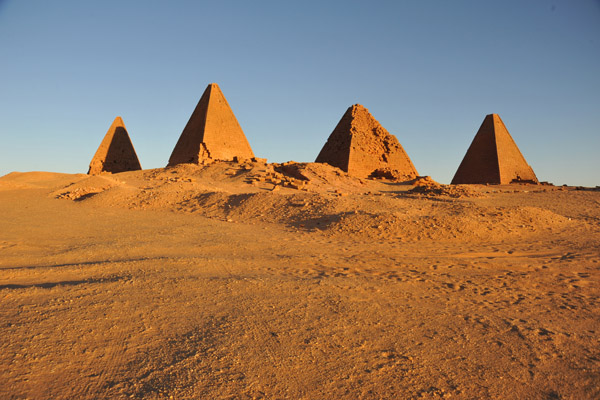 Sudan is said to contain twice as many pyramids as Egypt