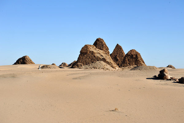 The Pyramids of Nuri are older than those at Jebel Barkal and Karima