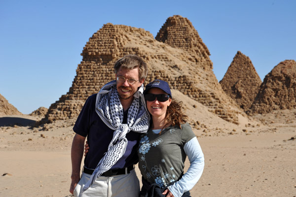 Trygve and Karen, Pyramids of Nuri