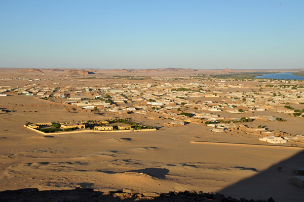View east of the town of Karima from Jebel Barkal