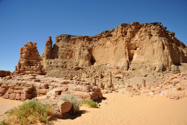 The southern face of Jebel Barkal