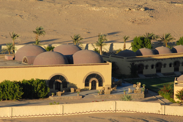 Detail of the Nubian Rest House shot from Jebel Barkal