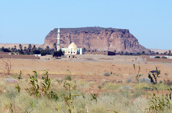 Jebel Barkal seen from the opposite bank of the Nile