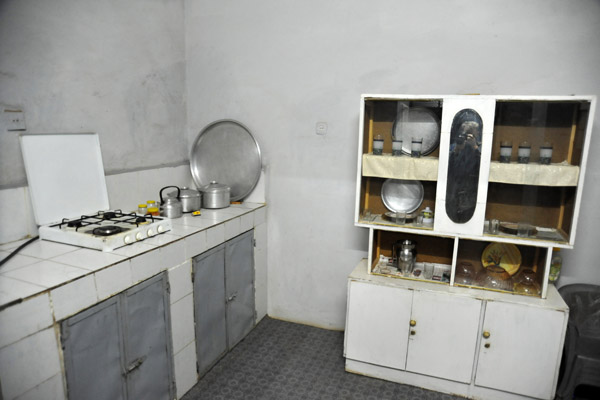 The kitchen of the guesthouse in Karima