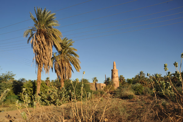 Ancient minaret near the Merowe Bridge