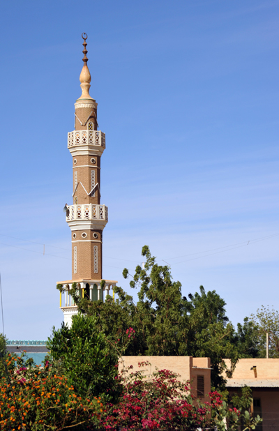 Minaret of El Daba from in front of Secret Police HQ