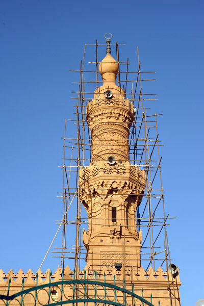 Minaret restoration, Al Kabir Mosque, Khartoum