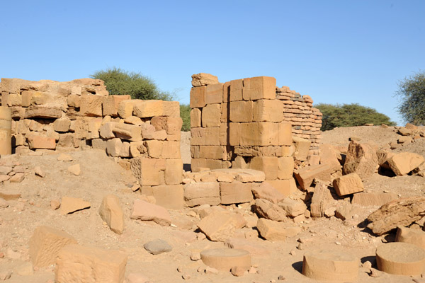Royal City of Mero - palace ruins