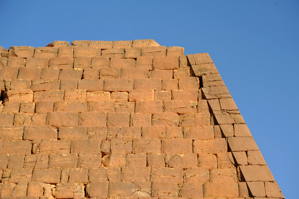 Detail of pyramid Beg. N8 - the tomb of Nahirqa(?) (Nayakhensan-mery-Isis ?)