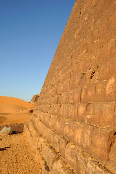 West face of Beg. N8 - Pyramids of Mero