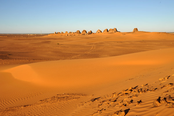 Sanddune with the Northern Cemetery, Mero