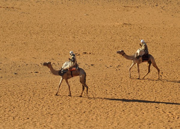 We just about managed to complete our morning visit to Mero before the first camel guys showed up