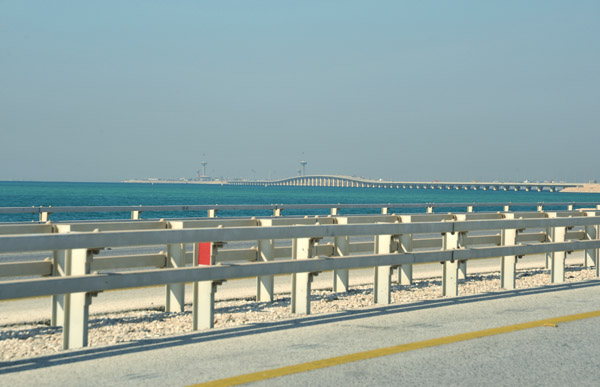 King Fahd Causeway spans a total of 25km
