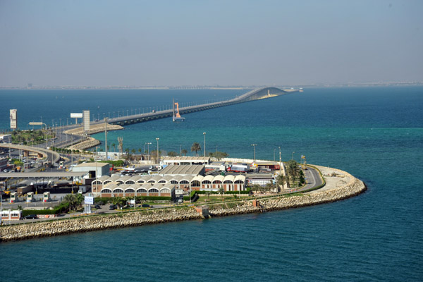 The bridge leading to Al Khobar, Dharan and Dammam, Saudi Arabia
