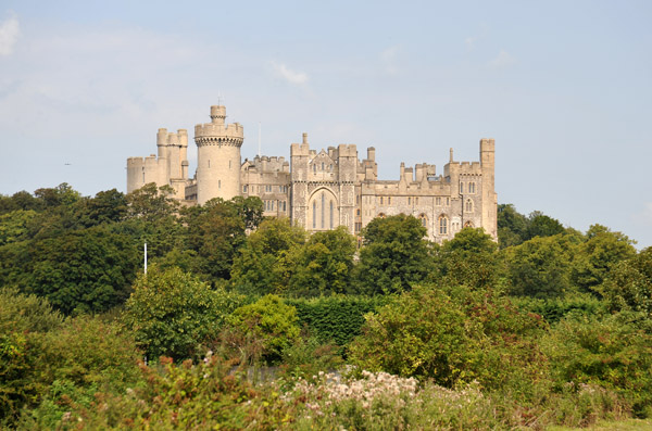 Arundel Castle, established by Roger de Montgomery in 1067