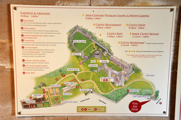 Mao of Arundel Castle gardens & grounds