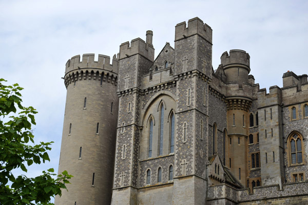 South side of Arundel Castle, mostly dating from the 18th and 19th Centuries
