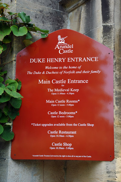 Duke Henry Entrance, Arundel Castle