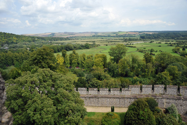 View over the East Curtain Wall, Arundel Castle