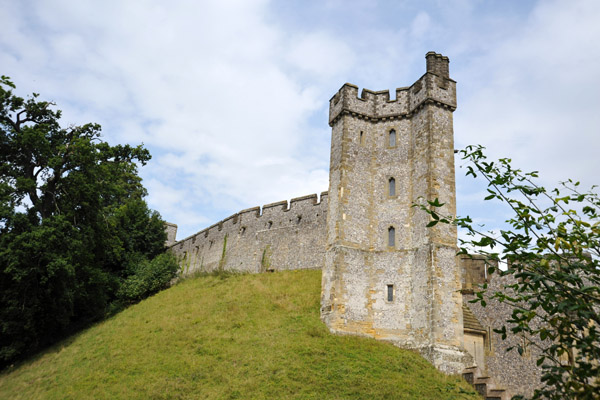 Bevis Tower and Northwest Curtain Wall, Arundel Castle