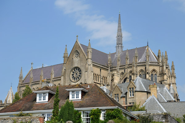 The Roman Catholic Arundel Cathedral was dedicated in 1873