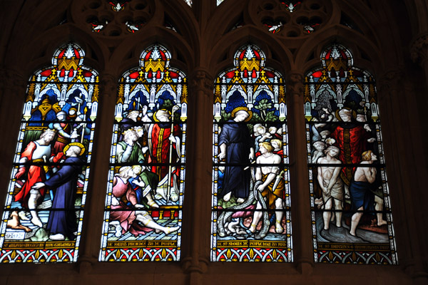 Stained glass - St. Wildfrid, Arundel Cathedral
