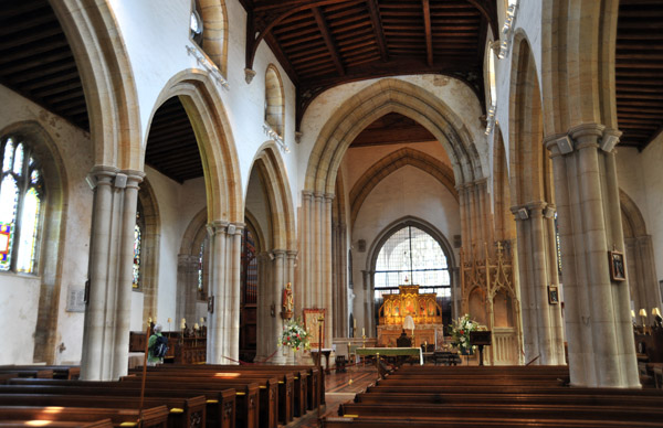 Interior of the St. Nicholas Parish Church, Arundel