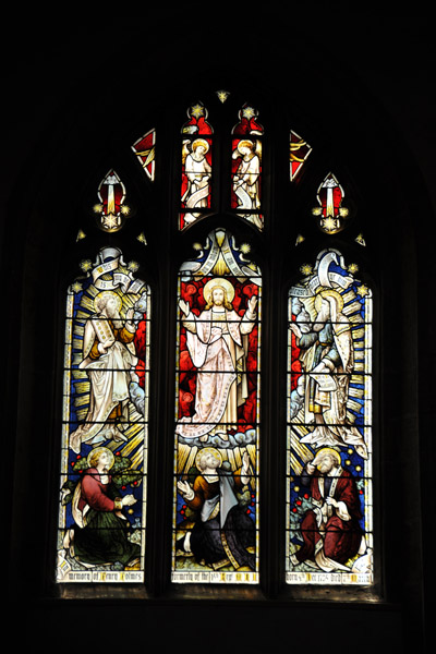 Early 19th C. stained glass window, Arundel
