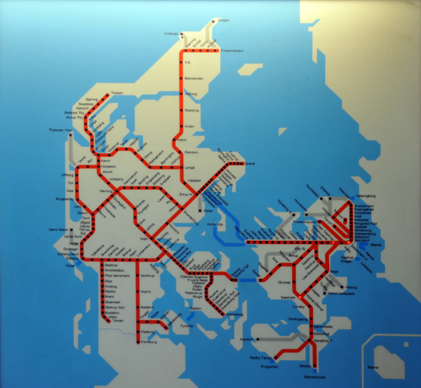 Danish Railway Network