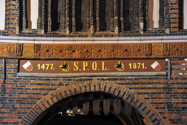 1477 SPQL 1871 - Senatus populusque Lubecensis